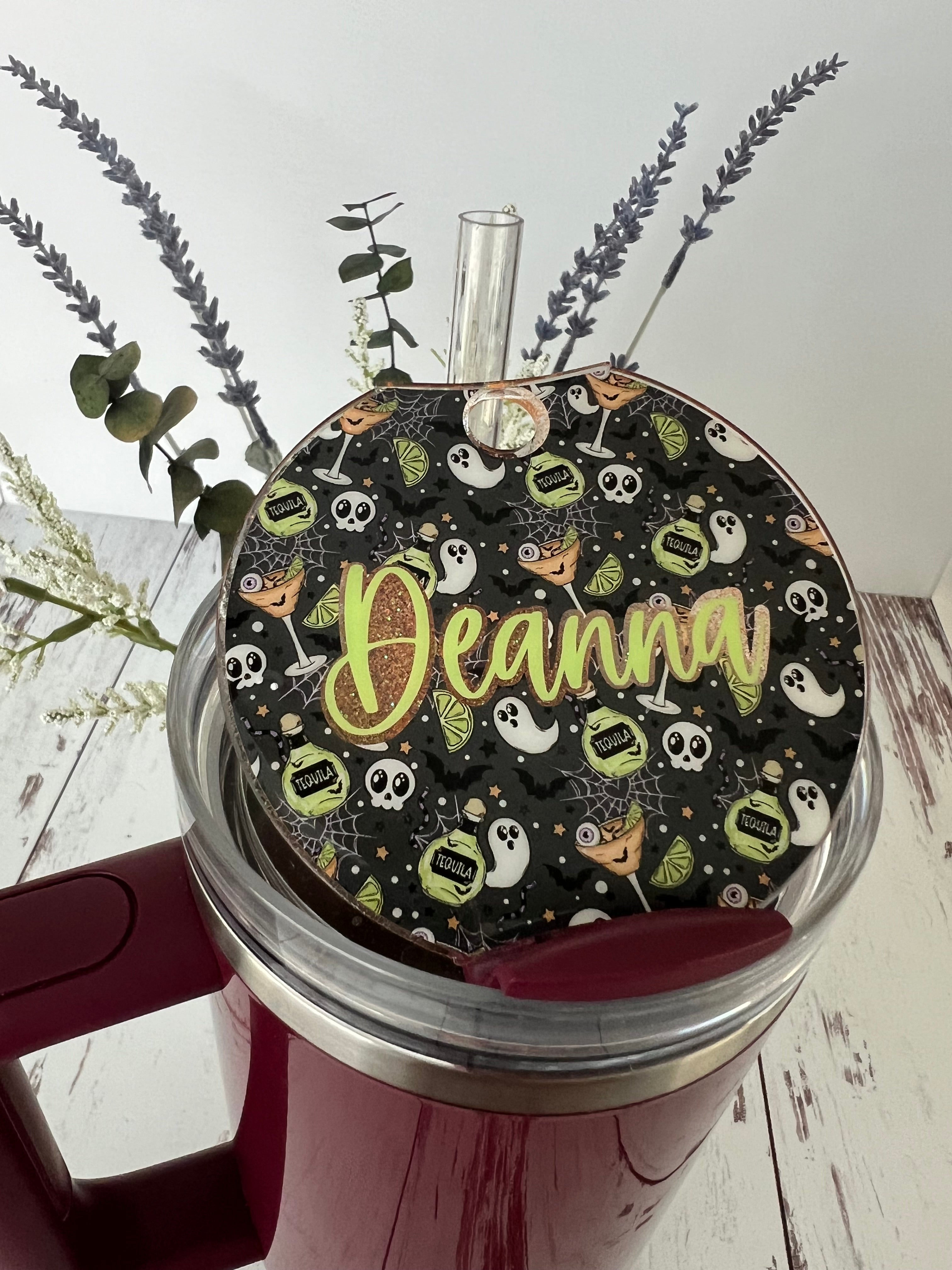 Personalized Halloween  Full Circle Tumbler Tag 40 oz, 30 oz, 20 oz