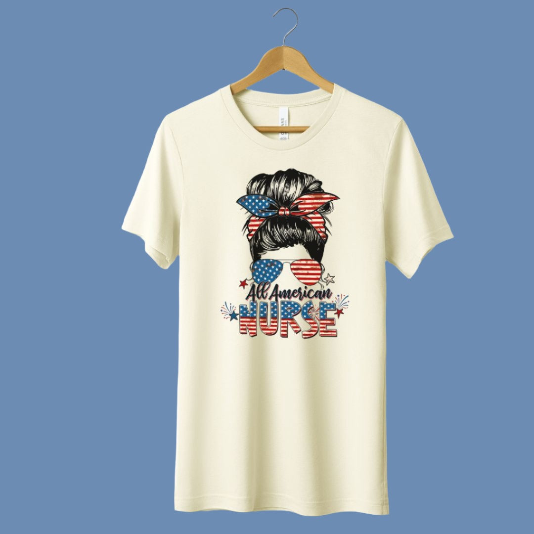 Patriotic Nurse Unisex T-shirt