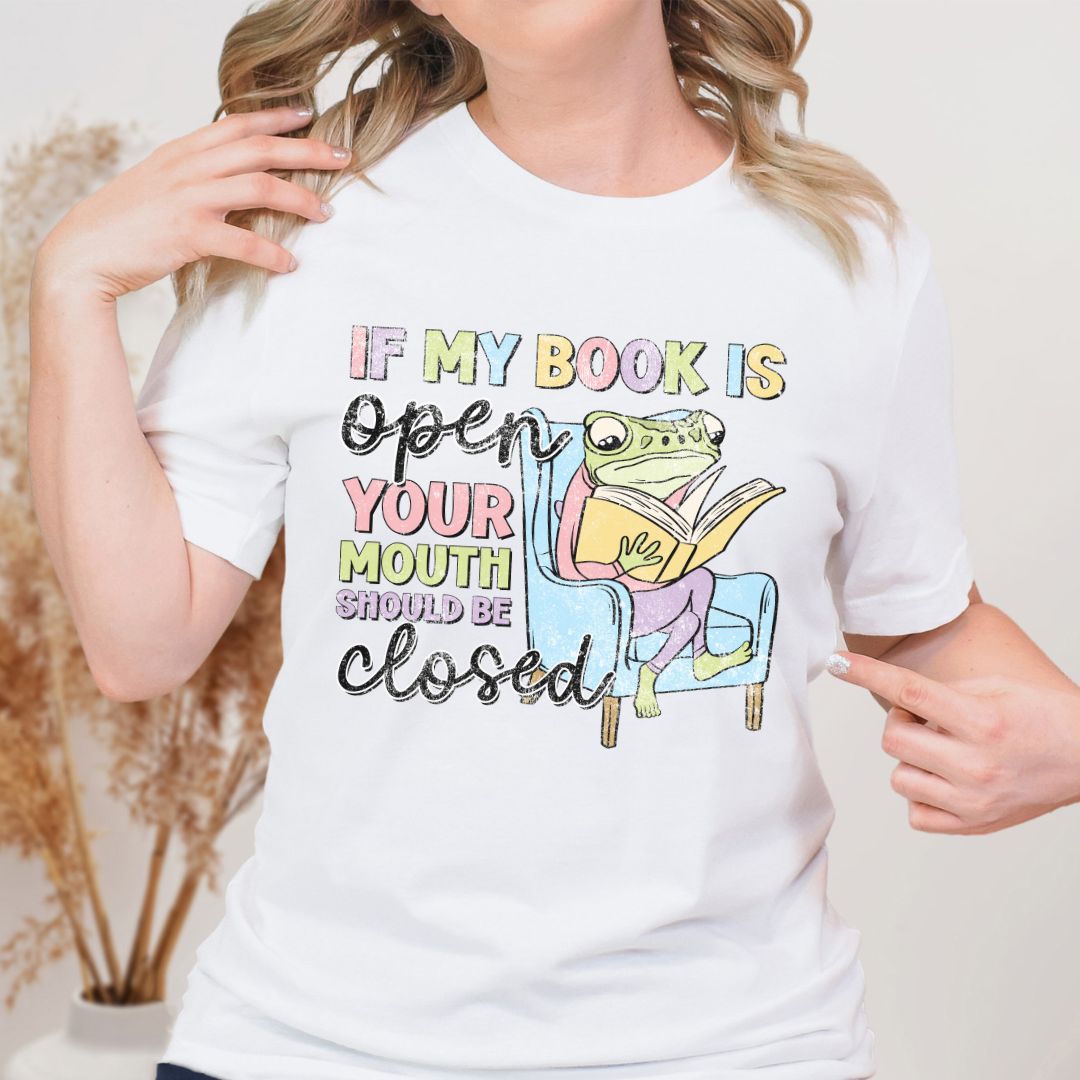 Humorous Book Reading Unisex Tee