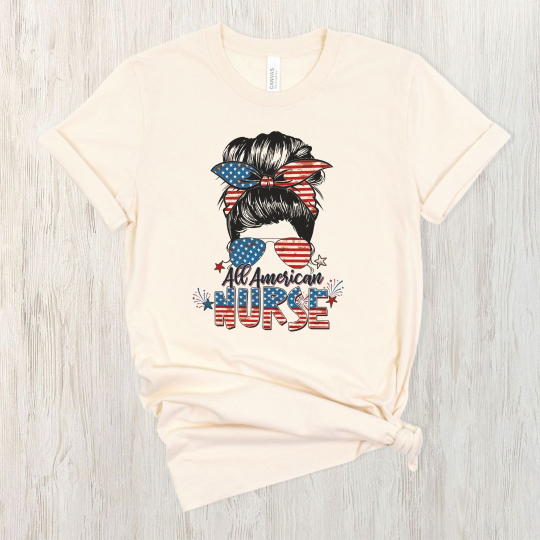 Patriotic Nurse Unisex T-shirt