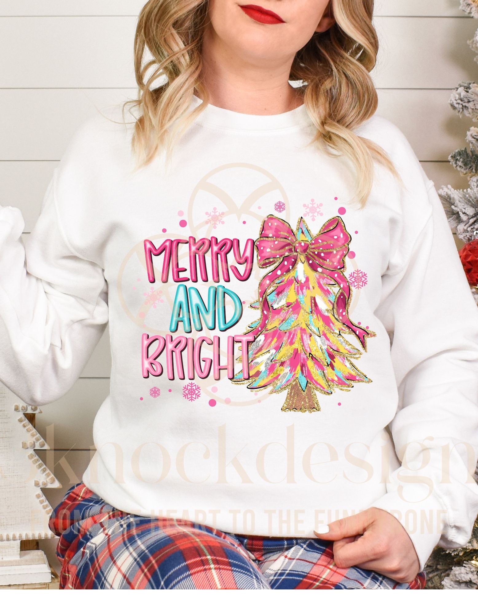 Retro Christmas Tree Sweatshirt