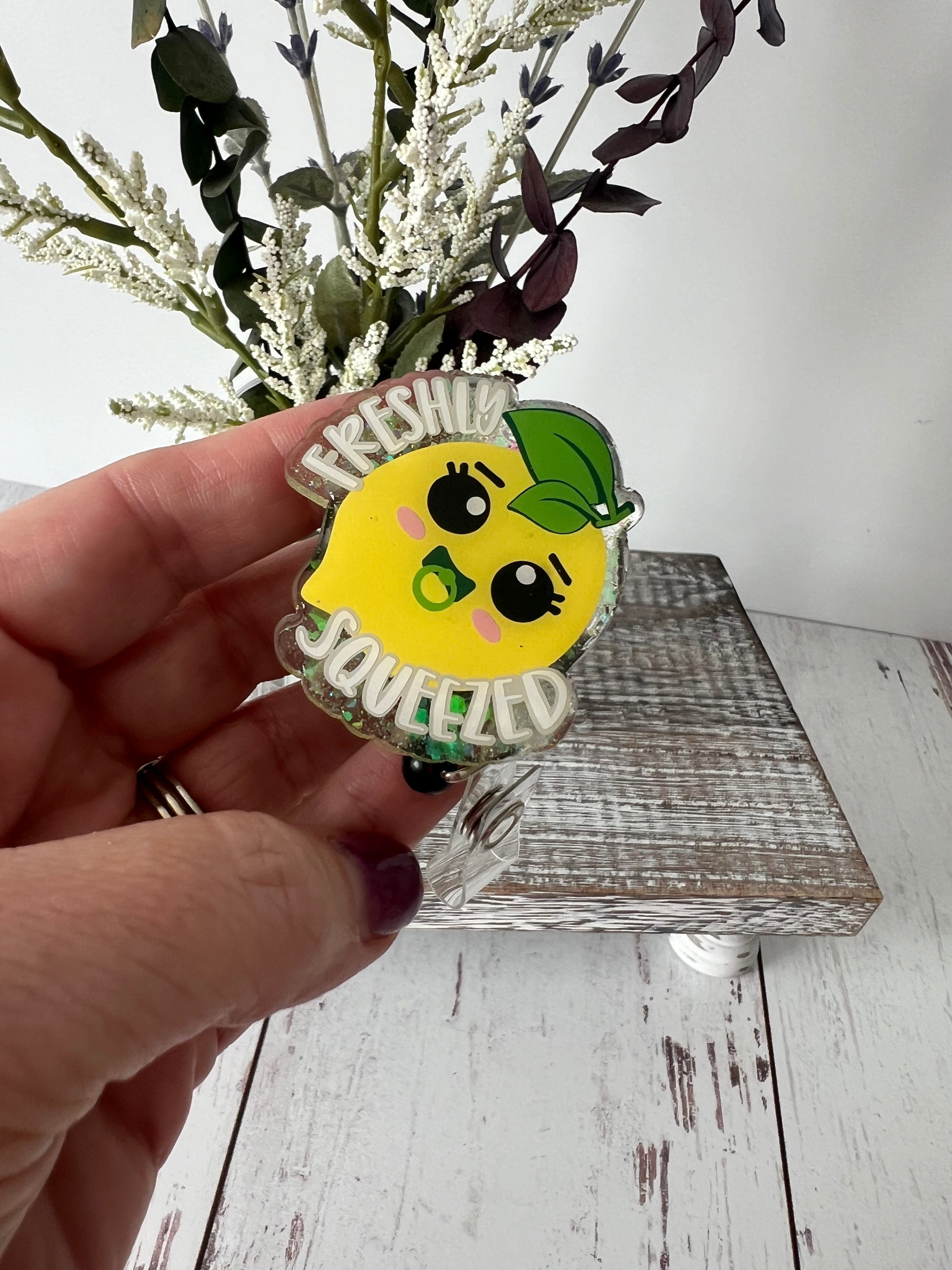 Freshly Squeezed Baby Lemon OB/Gyn Name Badge Reel