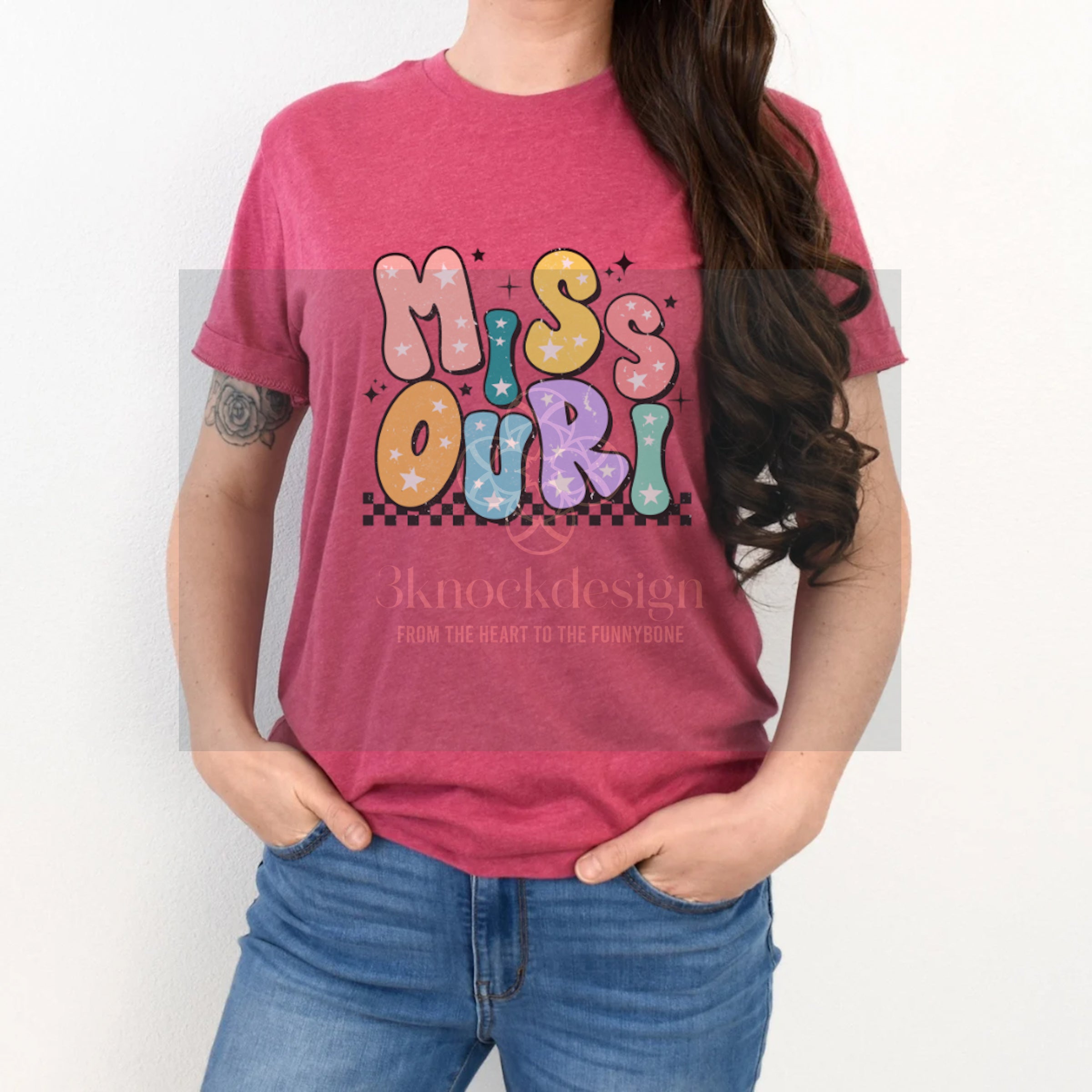 Retro Missouri Unisex Bella Canvas T-shirt