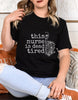 Dead Tired Nurse Unisex T-shirt