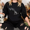 Skeleton love Dog Halloween Sweatshirt