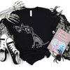 Skeleton love Dog Halloween Sweatshirt